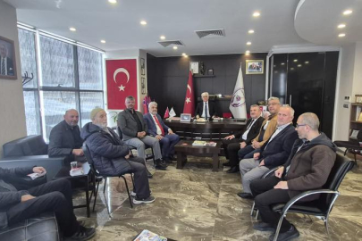 Saadet Partisi Heyetinden NESOB Başkanı Alim Yeşil’e Ziyaret