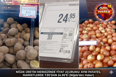 Niğde’de Zincir Market Kaosu! 