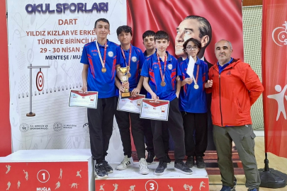 Niğde’ye Dartta Türkiye Üçüncülüğü
