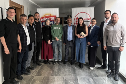MURTAZA KÖYÜ DERNEĞİ’NDEN NİĞDE’DEN HABER’E NAZİK ZİYARET